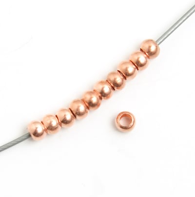 Crimp Bead Smooth 2.5mm  Nickel Free / Lead Free