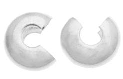 Bead Crimp Cover 4mm Lead Free / Nickel Free