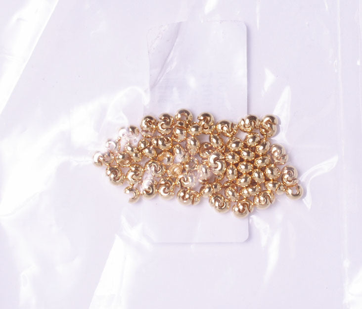 Bead Crimp Cover 3mm Lead Free / Nickel Free