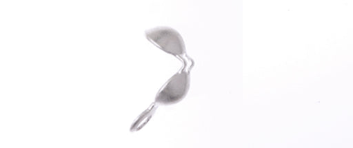 Bead Tip Cap With 1 Ring 3.5x1.7mm (Brass) Silver Lead Free / Nickel Free Clamshell - Cosplay Supplies Inc