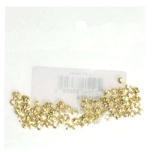Bead Crimp Cover 3mm Lead Free / Nickel Free