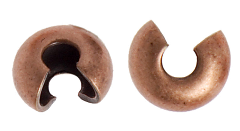 Bead Crimp Cover 3mm Lead Free / Nickel Free