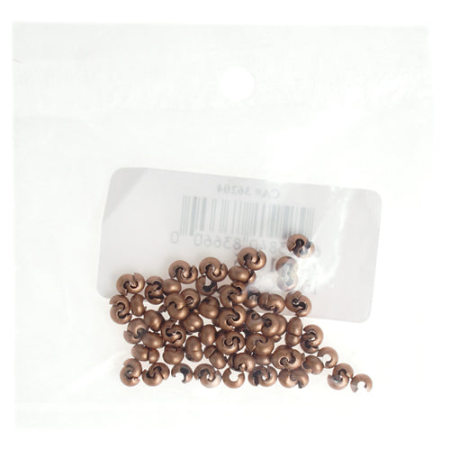 Bead Crimp Cover 3mm Lead Free / Nickel Free