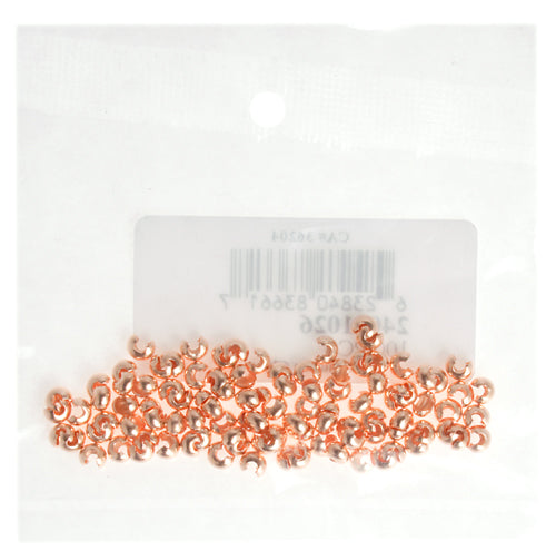 Bead Crimp Cover 3mm Lead Free / Nickel Free