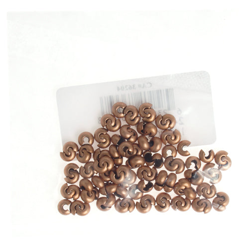 Bead Crimp Cover 4mm Lead Free / Nickel Free