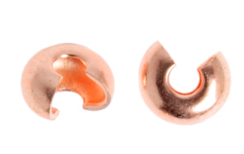 Bead Crimp Cover 4mm Lead Free / Nickel Free