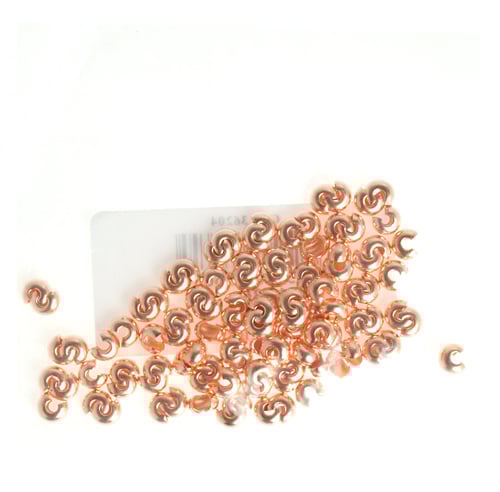 Bead Crimp Cover 4mm Lead Free / Nickel Free
