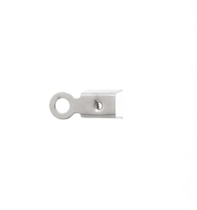 Cashmere Crimp Leather Crimps Medium Nickel 9.2x3.6mm — Cosplay Supplies Inc