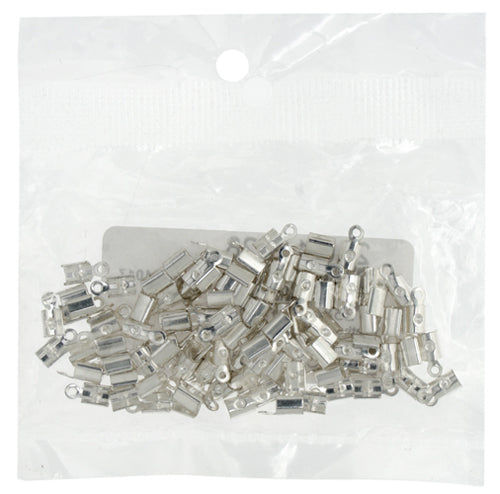 Leather/Feather End Crimp 7x3mm Lead Free / Nickel Free