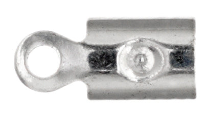 Leather/Feather End Crimp 7x3mm Lead Free / Nickel Free - Cosplay Supplies Inc