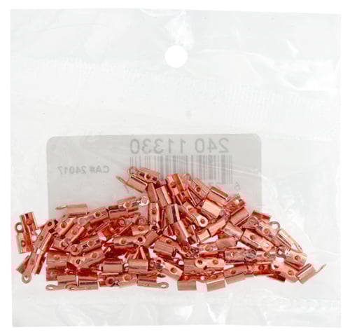 Leather/Feather End Crimp 7x3mm Lead Free / Nickel Free