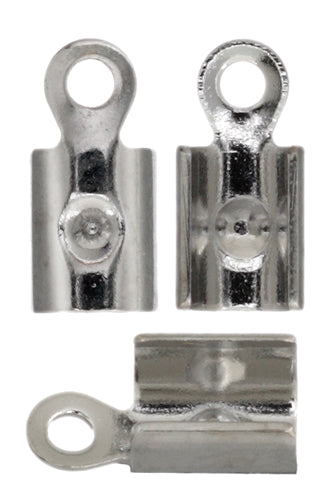 Leather/Feather End Crimp 7x3mm Lead Free / Nickel Free