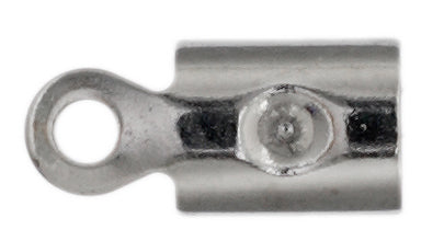 Leather/Feather End Crimp 7x3mm Lead Free / Nickel Free - Cosplay Supplies Inc