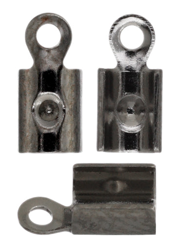 Leather/Feather End Crimp 7x3mm Lead Free / Nickel Free