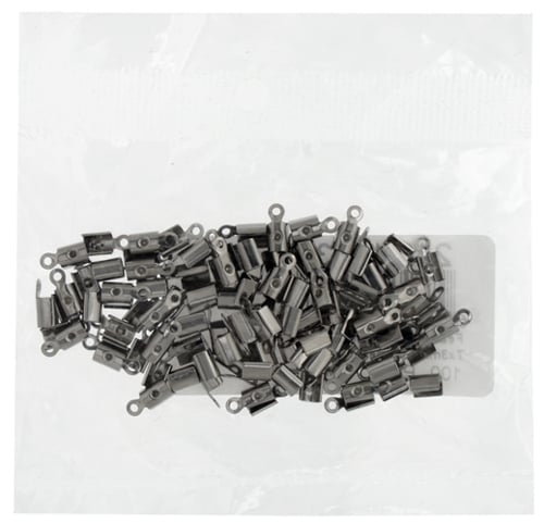 Leather/Feather End Crimp 7x3mm Lead Free / Nickel Free