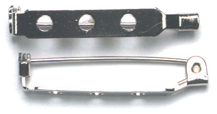 Bar Pins - 1.25in Nickel Color