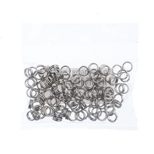Split Rings 7mm 18ga Nickel Color Lead Free / Nickel Free