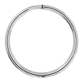 Split Rings 8mm 21ga Nickel Color Lead Free / Nickel Free - Cosplay Supplies Inc