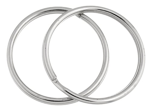 Split Rings Nickel Plated