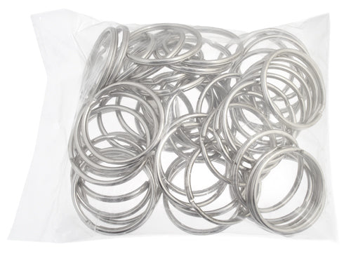 Split Rings Nickel Plated