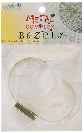 Bezel Handmade Bracelet Cuff Square 21x4mm 