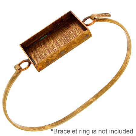 Bezel Handmade Link Rectangle 19x29X4mm