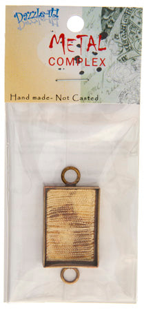Bezel Handmade Link Rectangle 19x29X4mm