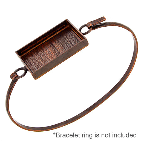 Bezel Handmade Link Rectangle 19x29X4mm