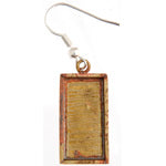 Bezel Handmade Earring Rectangle 21x11X2mm - Cosplay Supplies Inc