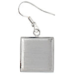 Bezel Handmade Earring Square 16x2mm - Cosplay Supplies Inc