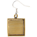 Bezel Handmade Earring Square 16x2mm - Cosplay Supplies Inc