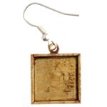 Bezel Handmade Earring Square 16x2mm - Cosplay Supplies Inc