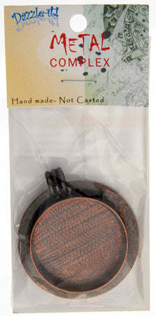 Bezel Handmade Pendant Round 36x6.5mm