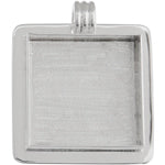 Bezel Handmade Pendant Square 32.5x6.5mm - Cosplay Supplies Inc