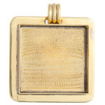 Bezel Handmade Pendant Square 32.5x6.5mm - Cosplay Supplies Inc
