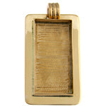 Bezel Handmade Pendant Rectangle 21.6x42x6.5mm - Cosplay Supplies Inc