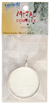 Bezel Handmade Pendant Round 35x2mm