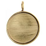 Bezel Handmade Pendant Round 35x2mm - Cosplay Supplies Inc