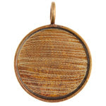 Bezel Handmade Pendant Round 35x2mm - Cosplay Supplies Inc