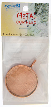 Bezel Handmade Pendant Round 35x2mm