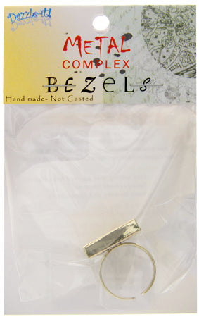 Bezel Handmade Ring Square 21x3mm