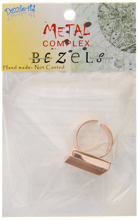 Bezel Handmade Ring Square 21x3mm