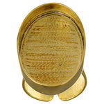 Bezel Handmade Ring Oval 30x20x3mm