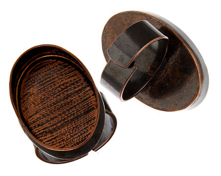 Bezel Handmade Ring Oval 30x20x3mm