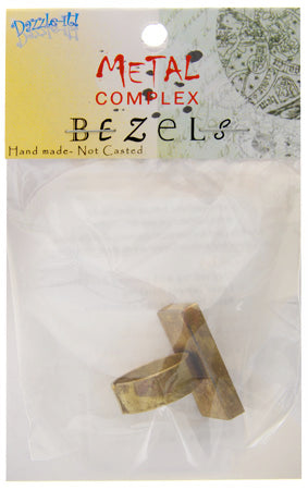 Bezel Handmade Ring Rectangle 29x15mm 