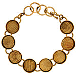 Bezel Handmade Bracelet 5/8in X 4mm Round Links - Cosplay Supplies Inc