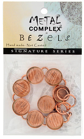 Bezel Handmade Bracelet 5/8in X 4mm Round Links