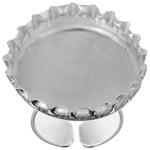 Bezel Cast Ring Bottle Cap 32x6.65mm Silver Plated - Cosplay Supplies Inc