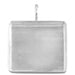 Bezel Stamped Pendant Square 32x3mm Silver
