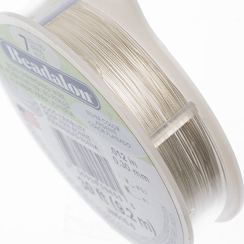 Beadalon .012/7 Wire 30ft Silver Color